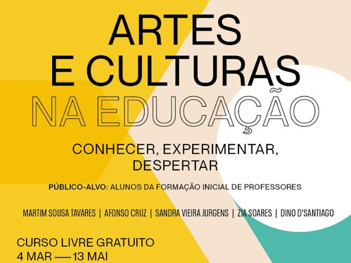 Artes e Culturas na Educação: conhecer, experimentar, despertar