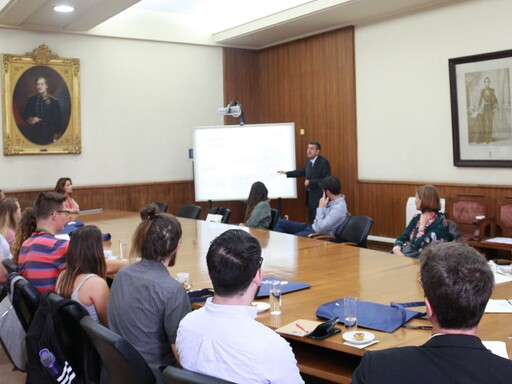 Sessão de Boas-Vindas aos estudantes Americanos que ingressam na ULisboa através do projeto Study in Portugal Network (SiPN).