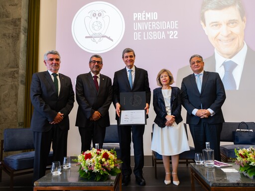 Cerimónia de Entrega do Prémio Universidade de Lisboa 2022 a Luís Portela