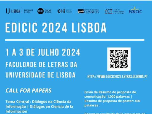 XIV Encontro EDICIC, 2024: Diálogos na Ciência da Informação