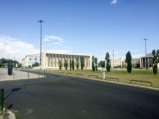 Edifício da Reitoria na Universidade de Lisboa na Alameda da Universidade