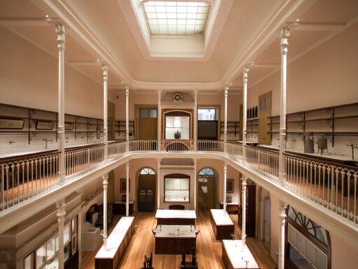 Fotografia do Laboratório Chímico no Museu Nacional de História Natural e da Ciência