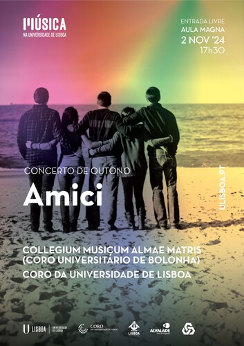 Cartaz do concerto Amici